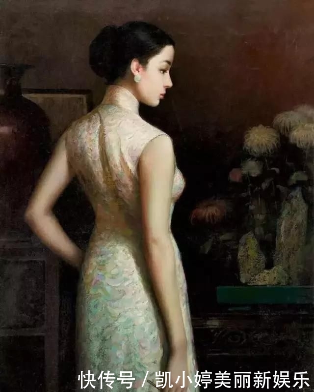「名家」名家笔下的旗袍美人,温婉动人
