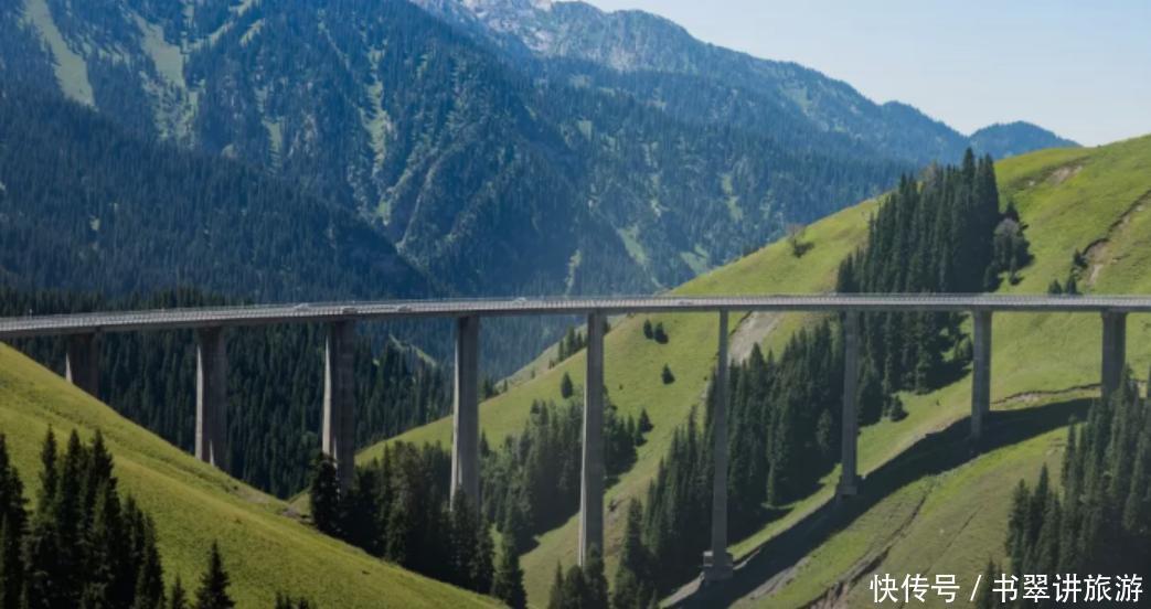 新疆的果子沟大桥，中国的超级工程堪称艺术品