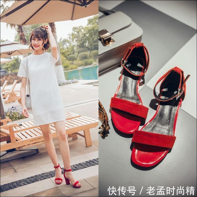 「红色」穿腻了小白鞋,热情似火的红色高跟鞋,性感又彰显女人味
