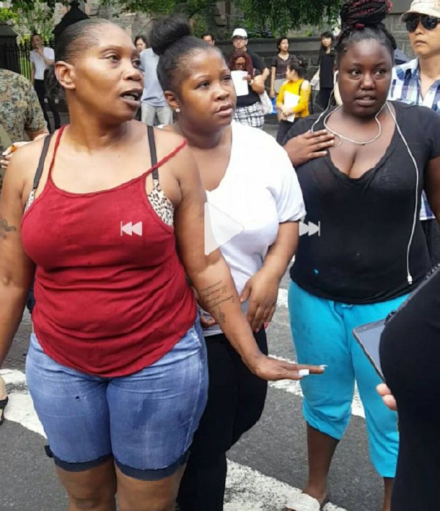 中国女生被黑人女子恶意殴打，警方竟直接不立案当场放走凶手