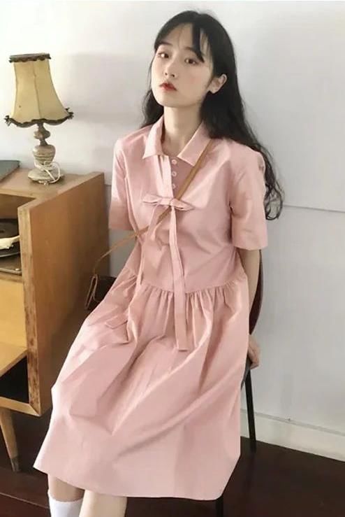  「针织」粉色控女孩无法拒绝的穿搭，从针织毛衣到粉嫩小短裙，清纯到底