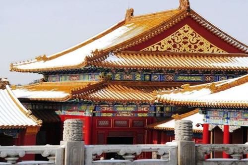 雪景故宫带着历史感的美