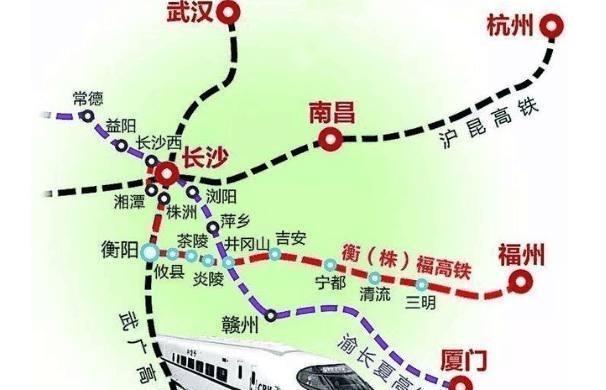 湖南将迎来一条通往沿海的高铁, 投资638亿元, 途经湘、赣、闽