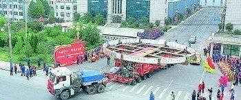  #世界纪录#打破三项世界纪录！全球最大整体锻环济南发运，横跨5