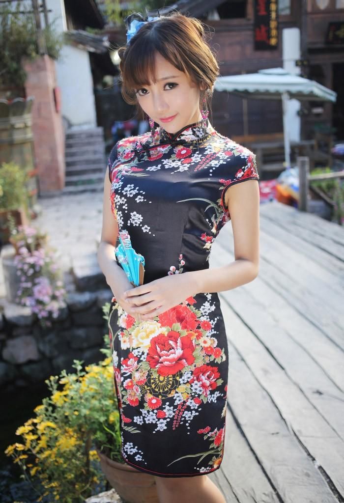 旗袍美女古典优雅