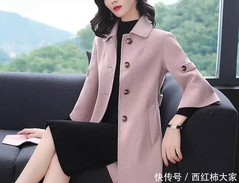  「版型线条」“毛呢”外套更新了，款款款式新颖，六七零后女人穿，显嫩20岁