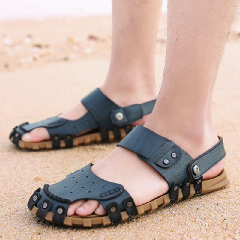 今年流行的男拖鞋,忍不住给爸爸买了2双,耐穿不贵