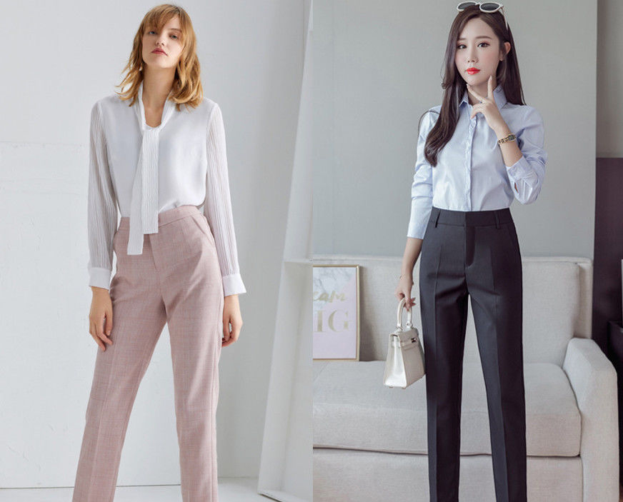  #时髦#今年的“烟管裤”太火了:简约、知性、女人味十足!