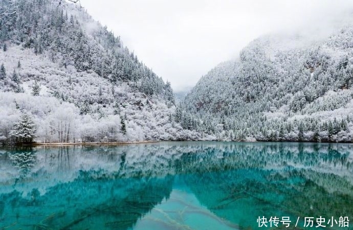 雪中的九寨沟,你见过吗?