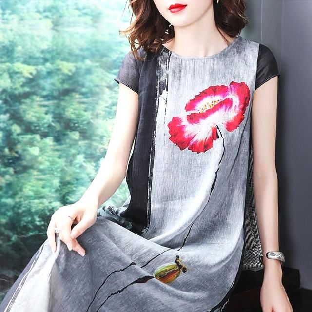 奔4奔5女人，尽量穿高级点，看看这些高端连衣裙，洋气有女人味