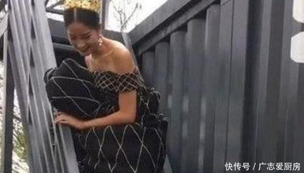 抖音天价婚纱现身,当新娘展开裙摆的那一刻,