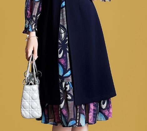 有一种连衣裙叫“假两件”，漂亮特时髦！推荐25-48岁女人穿