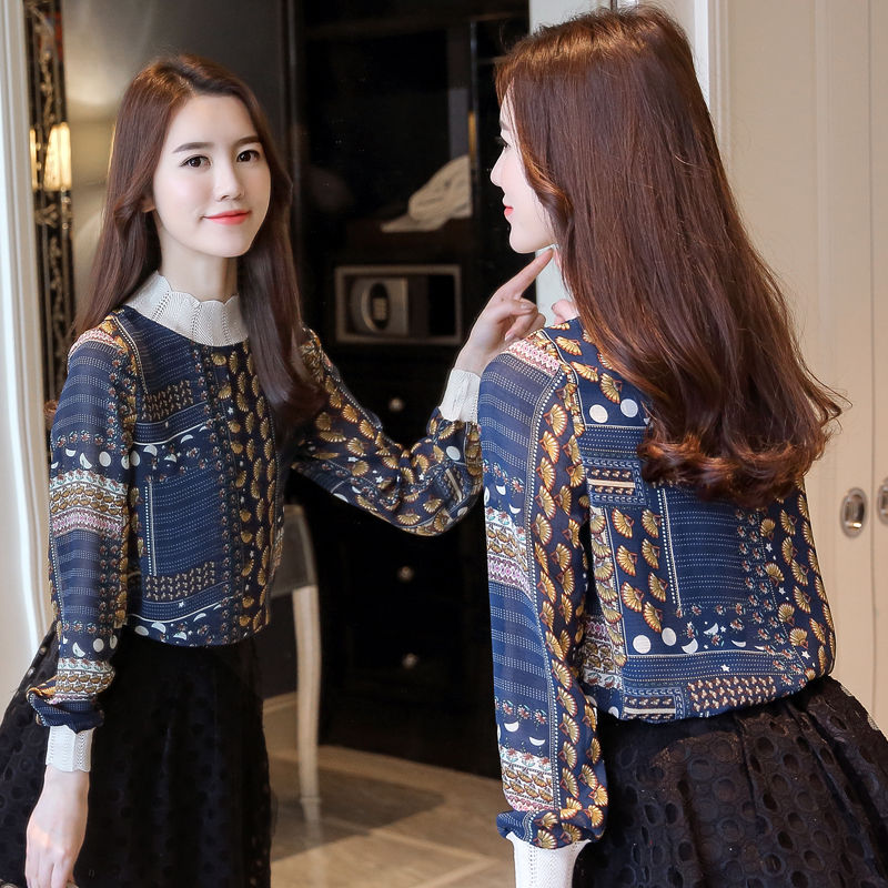 别再穿普通打底衫，太土了!现流行这样的雪纺衫，怎么穿怎么美