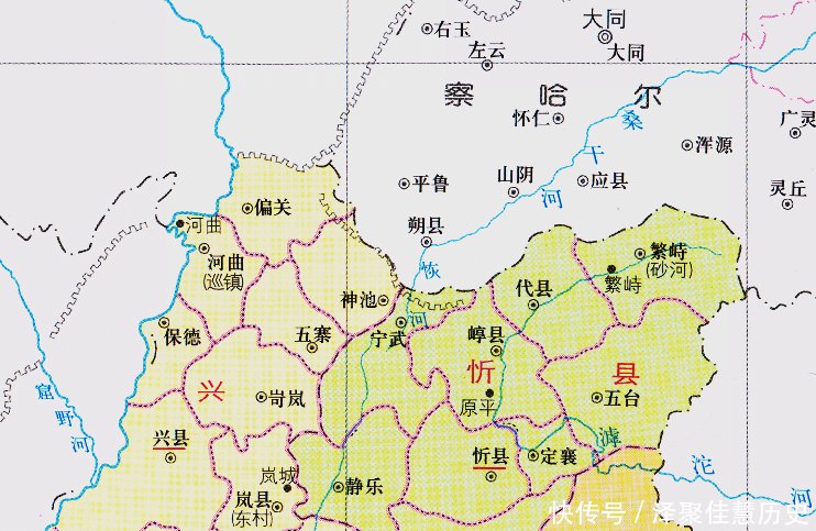 调整：山西与察哈尔的区划调整，察哈尔13个县，为何划入了山西省