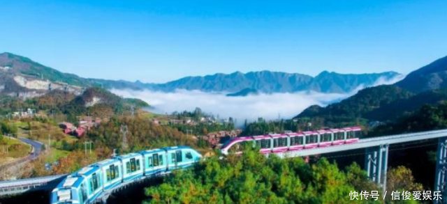 世界首座螺旋式天路，火车螺旋而上，148根钢柱插入地底深处