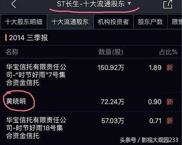 打脸太快！黄晓明痛骂长生疫苗没良心，却遭扒皮自己就是长生股东