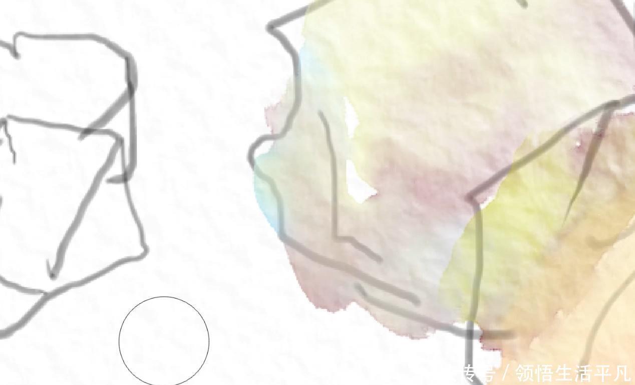 那海边石头的画法技巧分享