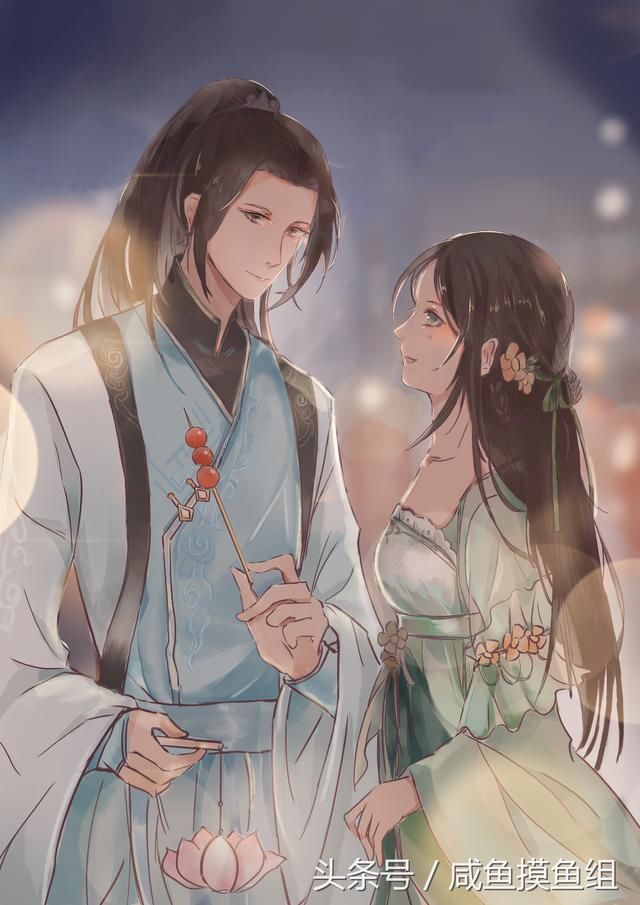 板绘教程遇见逆水寒叶问舟同人插画教程