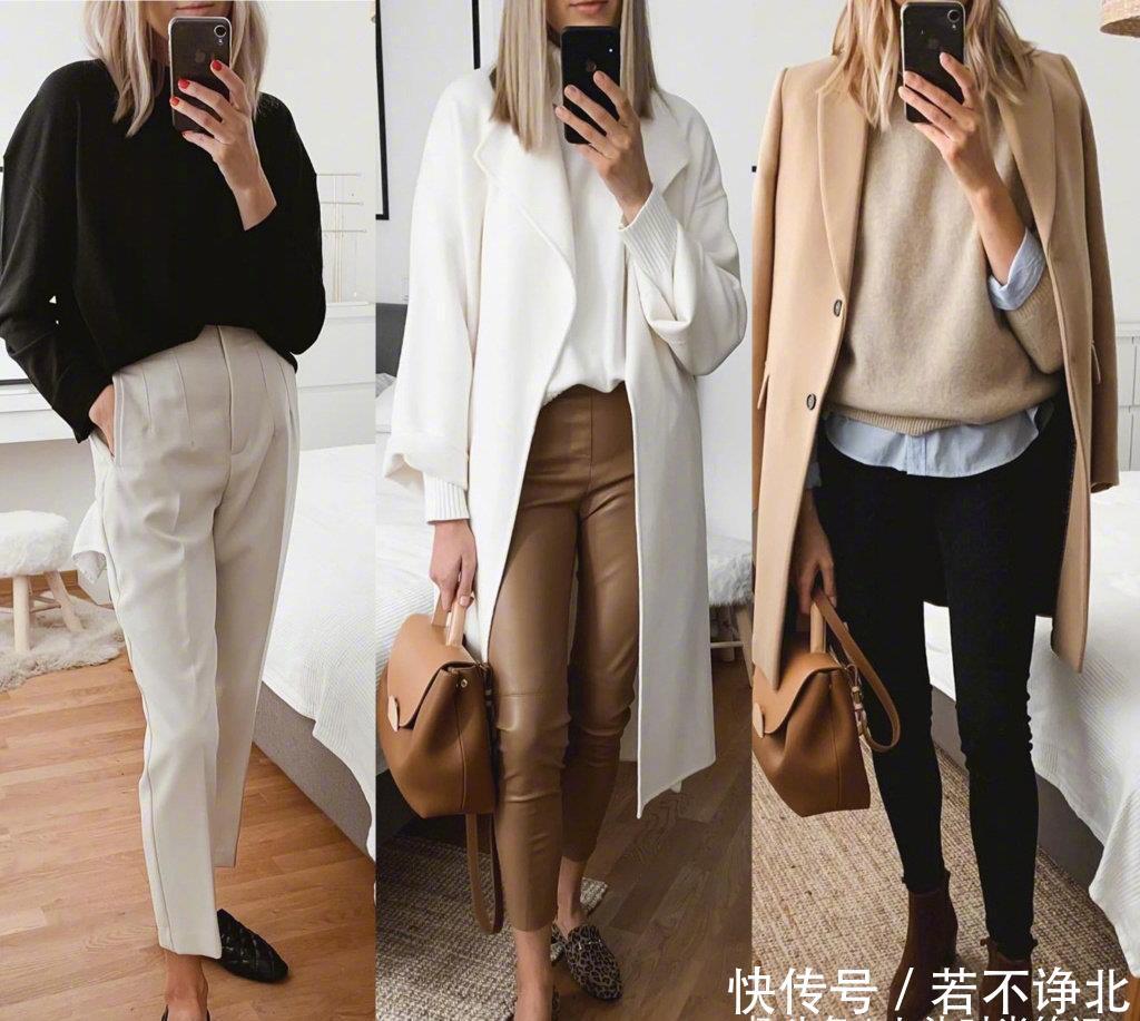  提气@穿出质感！春日极简风穿搭不张扬却很提气，通勤休闲皆可