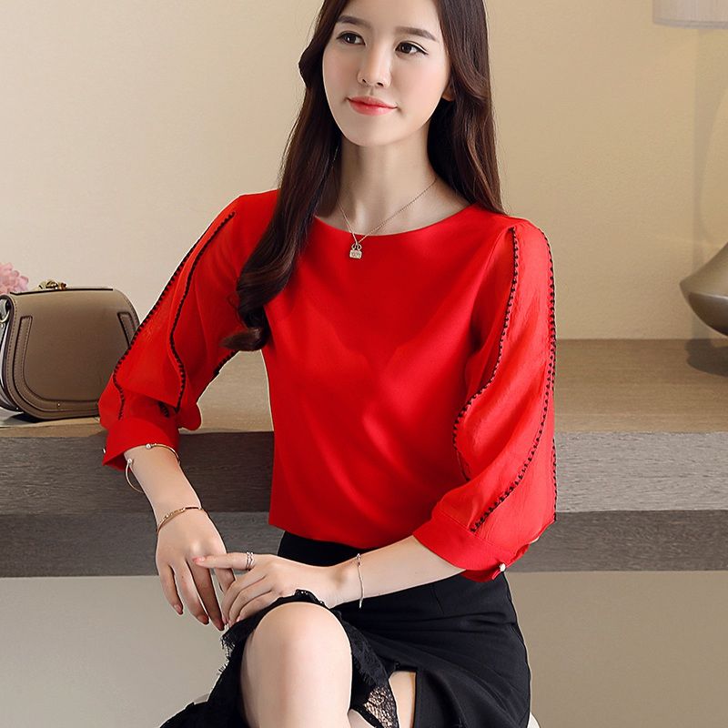 成熟女人最爱的女衫，舒适透气，气质迷人尽显十足女人味