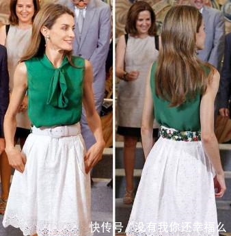 西班牙王后才是背影杀手，从体型到衣服，转身亮点多多