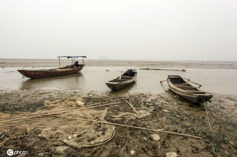  枯期@鄱阳湖跌破8米水位进入极枯期
