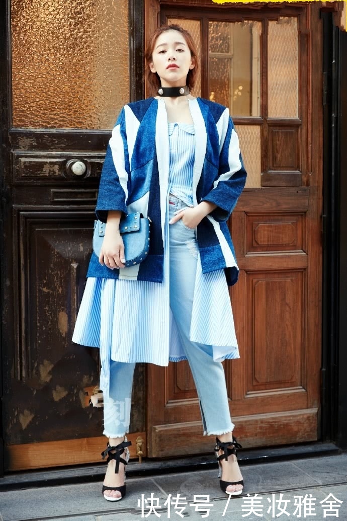 阚清子脚踩12cm细针跟，脚尖脚背垂成一条线，对自己也太狠了吧！