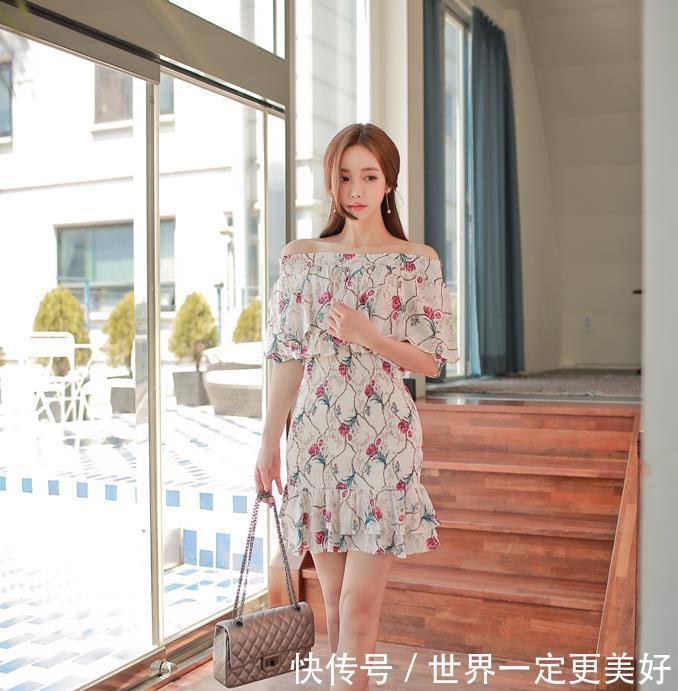  「凸显」高贵典雅的连衣裙，凸显你美丽的锁骨，曼妙的身材更吸引人