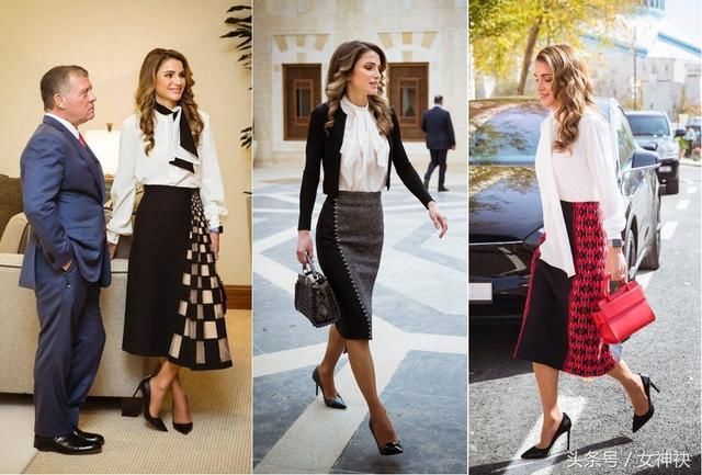 跟王室学职场着装，最美王后拉尼娅的时尚进化