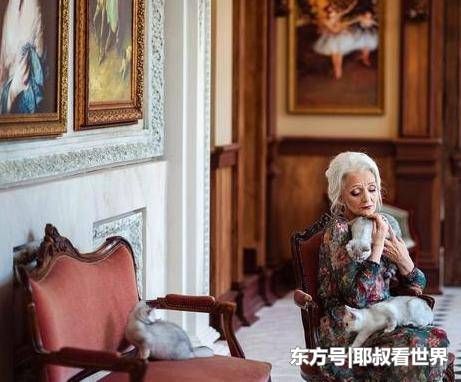  #老太太#俄罗斯八旬老太太优雅了一辈子，精致到每一根头发丝