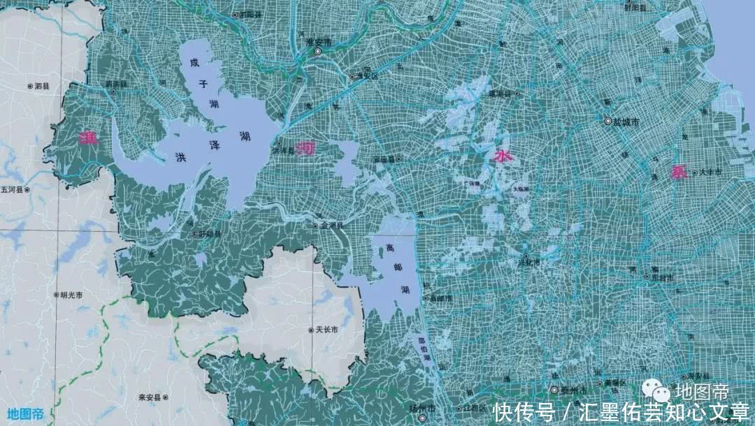 洪泽湖在江苏安徽边界，为何被江苏独占？