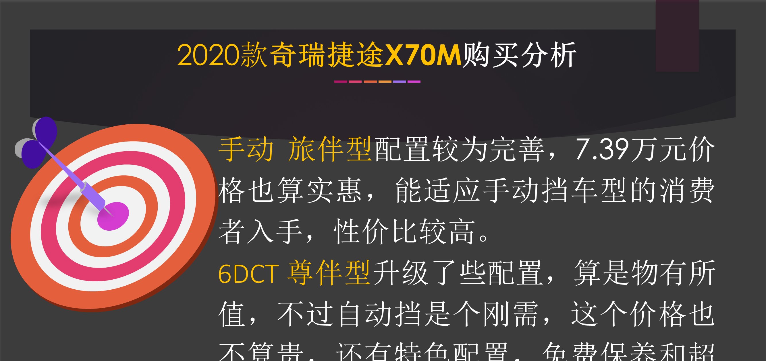  【奇瑞】6.49万起 156马力的家用旅行中型SUV 解读2020款奇瑞捷途X70M