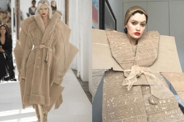  #出门#枕头也能当衣服？被单一裹就出门？时尚就是这么无厘头！