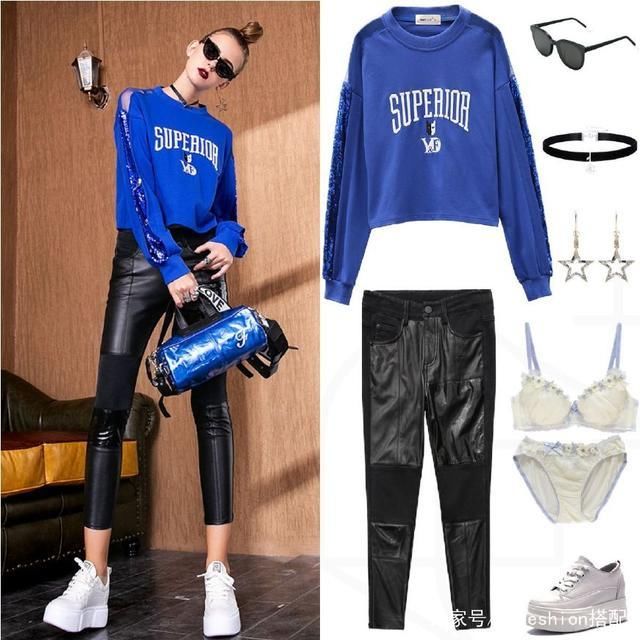 初秋季节，“慵懒风”日常搭配推荐，休闲卫衣时髦洋气超舒适