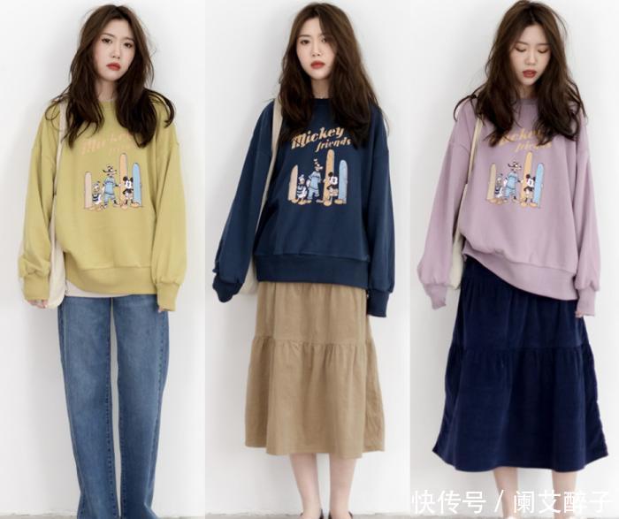 #直筒型#腰粗就要穿“直筒型或A型卫衣”,轻松展现完美身材!