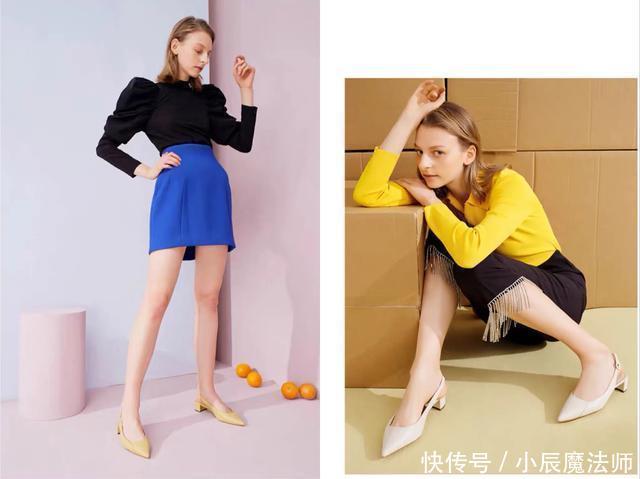  #色彩#踩上春天的色彩，5款时髦精珍藏女鞋，轻盈时尚显气质