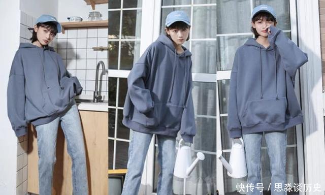  初春■初春之际，pick卫衣+牛仔裤休闲搭配，青春时尚又靓丽！