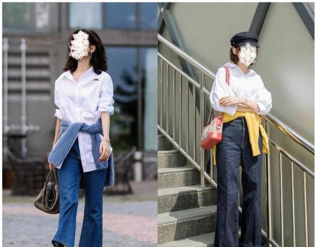  「适合」牛仔裤子的显高穿搭方法，好搭还显瘦，那样穿就没错