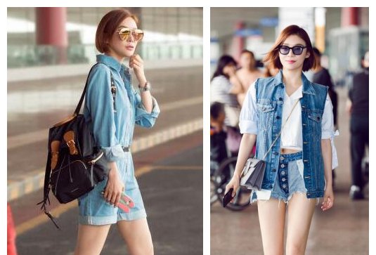 袁姗姗未PS街拍流出，瞬间怀疑她马甲线是不是假的