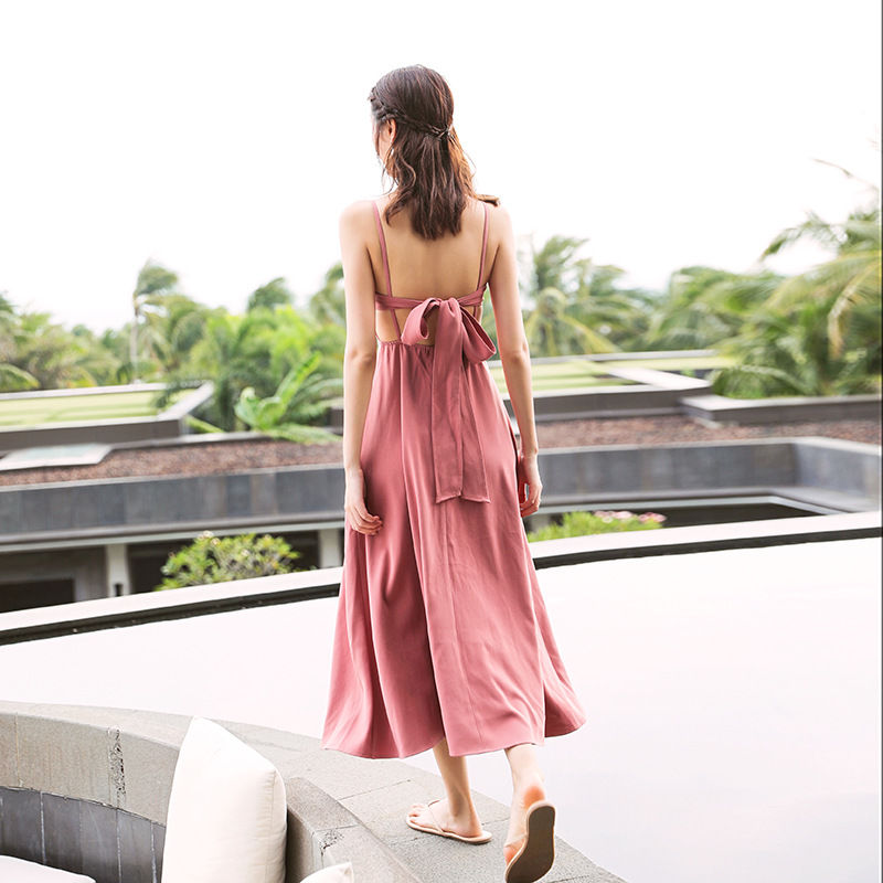 比基尼太露了!东方美人都这样穿沙滩裙，迷人美的让人心醉