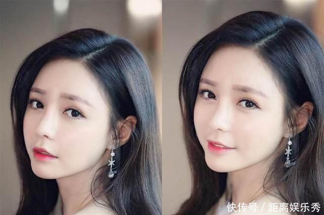 迪丽热巴掀起刘海儿好像换了一个人, 沈梦辰直接让人认不出来!