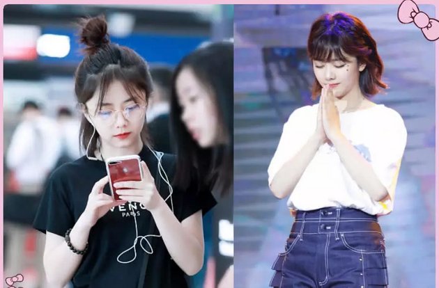 28岁谭松韵丸子头扎对了嫩回高中生，网友:说16岁我也信了