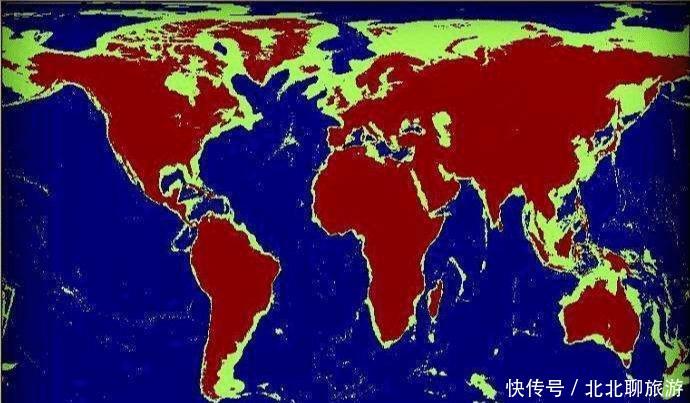 3张图告诉你：海平面下降500米、1000米、2000米的世界将会是怎样