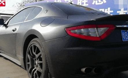 实拍: 男子30万网购300万玛莎拉蒂被抓, 称开豪车好找女友