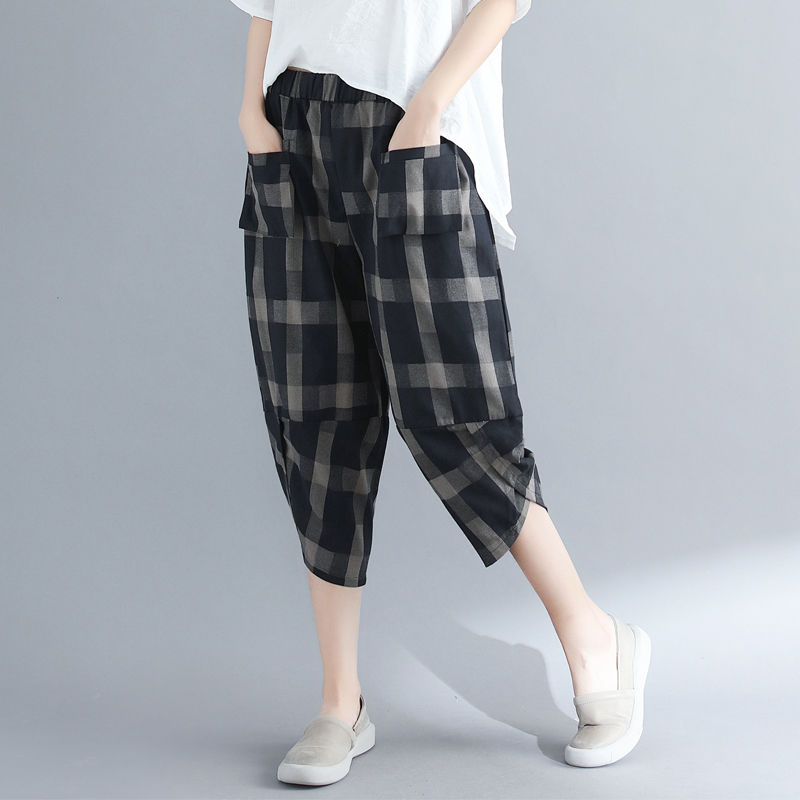 腰粗屁股大女人，多穿棉麻裤，瞧瞧下图女人，性感迷人又显瘦