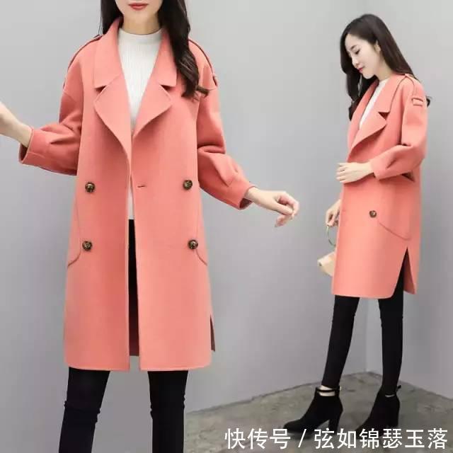 『大衣』最后说一次穿大衣不要配平底鞋，土瞧下图这样穿，超嫩美