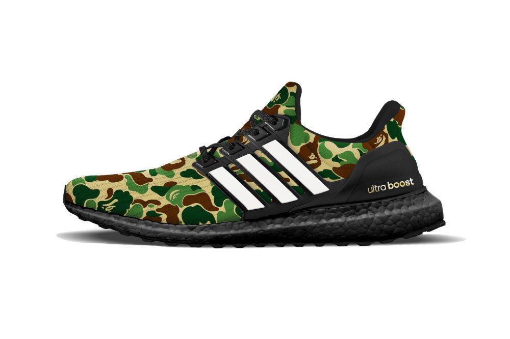 ABATHING APE x adidas 2019 联名 UltraBOOST 最新预览图及发售