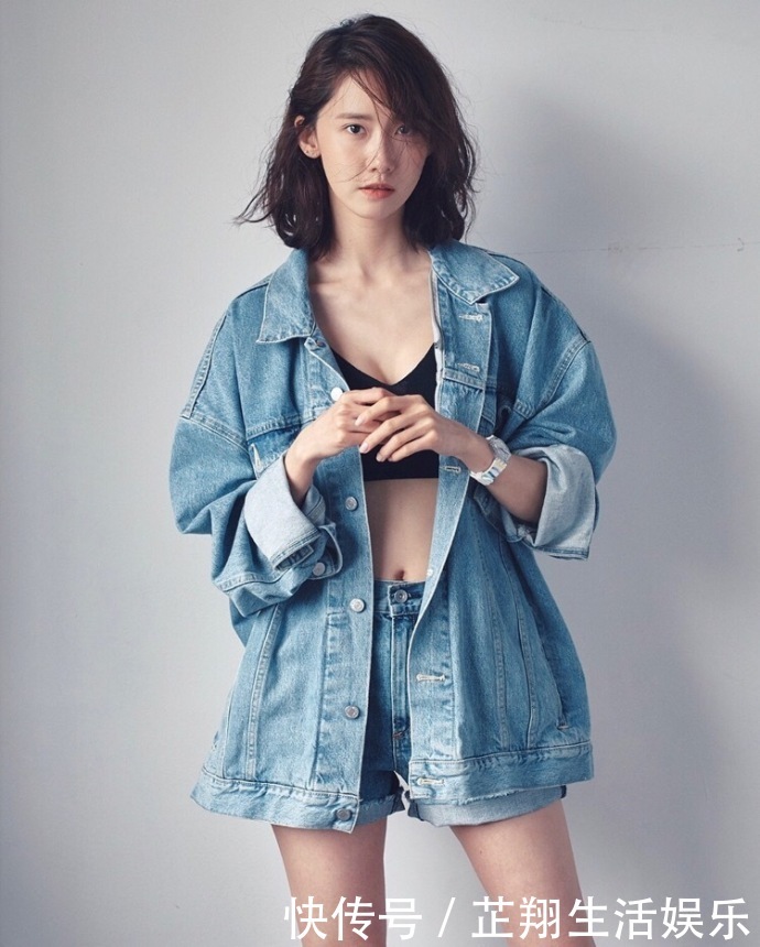 太佩服林允儿！这么俗气的裙子竟穿出甜美风，国民女神真不是虚的