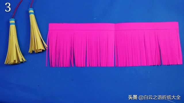 「折纸」折纸大全:折纸流苏图解教程,非常简单一看就会