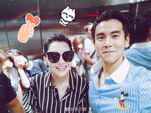 网传彭于晏和她姐弟恋，工作人员辟谣:是假的!网友:又是宣传